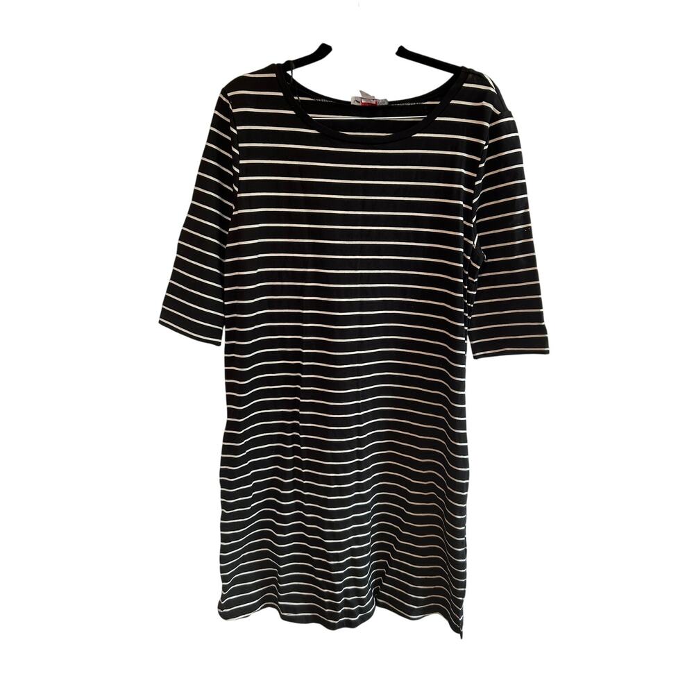 Simply Styled Striped Dress Large NWT
